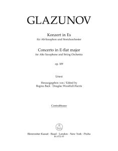Concerto for Alto Saxophone Op.109 (Double Bass)