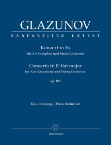 Concerto for Alto Saxophone Op.109 (Saxophone & Piano)