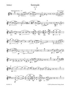Serenade for Strings Op.20 (Violin I)