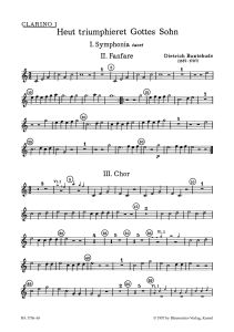 Heut triumphieret Gottes Sohn (BuxWV 43) (Wind Set)