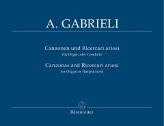 Canzonas and Ricercari ariosi for Organ