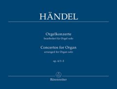 Concertos for Organ Op.4 Volume I Nos. 1-3