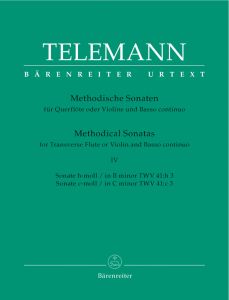 Methodical Sonatas for Violin (Flute) and Bc: Volume 4