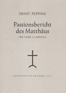 Passionsbericht des Matthäus (St Matthew Passion)