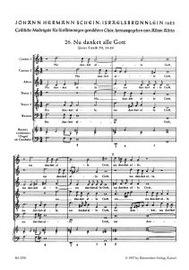 Nun danket alle Gott: Motet No.26 from Israelsbrünnlein