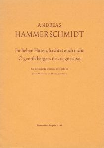 Ihr lieben Hirten, fürchtet euch nicht - O gentils bergers, ne craignez pas (Full Score, paperback)