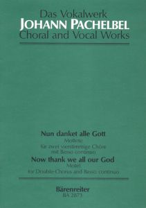 Nun danket alle Gott (Now thank we all our God) (Score)