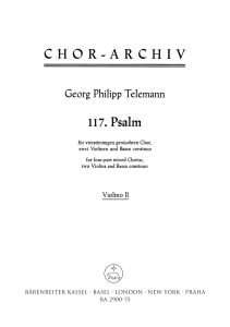 Psalm 117 Laudate Jehovam (Violin II)