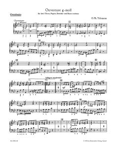 Overture in G minor (TWV 55: g4) (Cembalo)