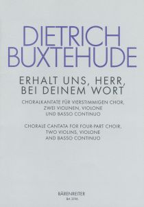 Erhalt uns Herr, bei deinem Wort (BuxWV 27) (Score & Parts)
