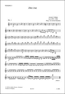 Dies irae (Violin I)