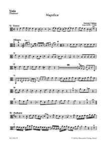 Magnificat in C major (Viola)