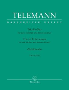 Trio for two Violins and Basso continuo in E-flat major (TWV 42:Es1) (Score & Parts)