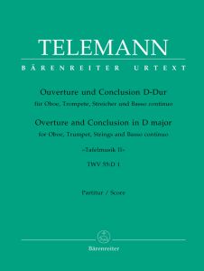Overture and Conclusion in D major (TWV 55:D1) (Full Score)
