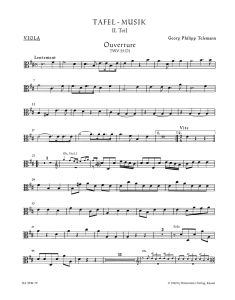 Overture and Conclusion in D major (TWV 55:D1) (Viola)