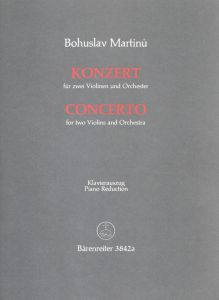 Concerto for Two Violins in D major H 329 (Two Violins & Piano)
