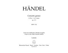 Concerto grosso in G major Op.3/3 (HWV 314) (Cembalo)