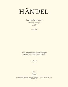 Concerto grosso in F major Op.6/2 (HWV 320) (Violin II)