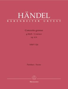 Concerto grosso in G minor Op.6/6 (HWV 324) (Full Score)
