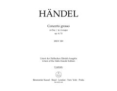 Concerto grosso in A major Op.6/11 (HWV 329) (Cembalo)