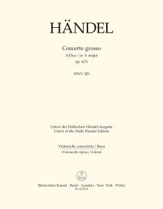 Concerto grosso in A major Op.6/11 (HWV 329) (Cello/Bass)