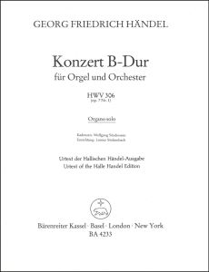 Concerto for Organ in B-flat major Op.7/1 (HWV 306) (Organ Solo)