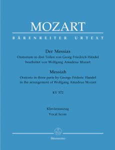 Messiah (K.572) Vocal Score