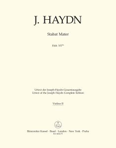 Stabat Mater (Hob.XX bis) (Violin II)