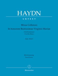 Missa Cellensis (Cecilia Mass) (Hob.XXII:5) (Vocal Score)