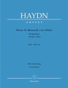 Missa Sancti Bernardi von Offida (Heilig Mass) (Hob.XXII:10) (Vocal Score)