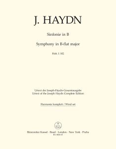 Symphony No.102 in B-flat major (Hob.I:102) (Wind Set)