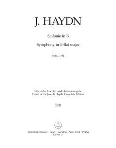 Symphony No.102 in B-flat major (Hob.I:102) (Viola)