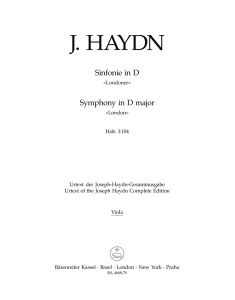 Symphony No.104 in D major (London) (Hob.I:104) (Viola)