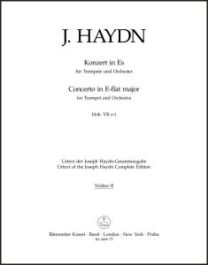 Concerto for Trumpet in E-flat major (Hob.VIIe:1) (Violin II)