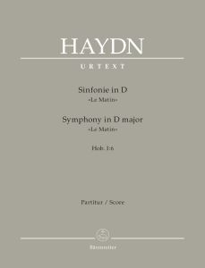 Symphony No.6 in D major (Hob.I:6) Le Matin (Full Score)