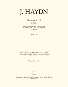Symphony No.6 in D major (Hob.I:6) Le Matin (Cello/Double Bass)