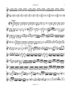 Symphony No.101 in D major (The Clock) (Hob.I:101) (Violin II)