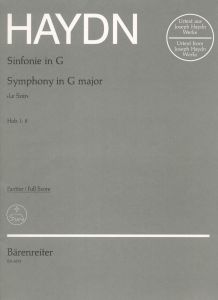 Symphony No.8 in G major (Hob.I:8) (Le Soir) (Full Score)