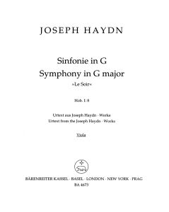 Symphony No.8 in G major (Hob.I:8) (Le Soir) (Viola)