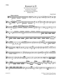 Concerto for Violoncello No.2 in D major (Hob.VIIb:2) (Viola)