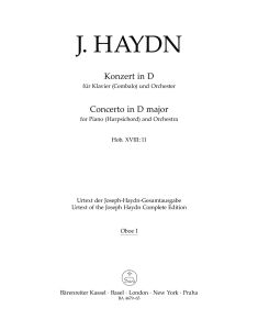 Concerto for Piano in D major (Hob.XVIII:11) (Wind Set)