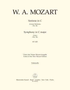 Symphony No.36 in C major (K.425) (Linz) (Cello)