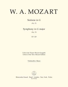Symphony No.17 in G major (K.129) (Cello/Bass)