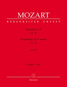 Symphony No.18 in F major (K.130) (Full Score)