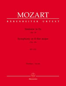 Symphony No.19 in E-flat major (K.132) (Full Score)