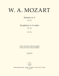 Symphony No.21 in A major (K.134) (Violin II)