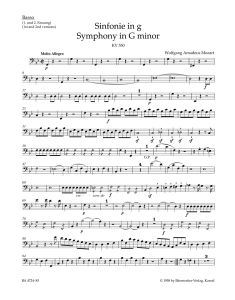 Symphony No.40 in G minor (K.550) (Double Bass)