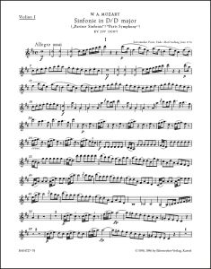 Symphony No.31 in D major (K.297) (Paris) (Violin I)