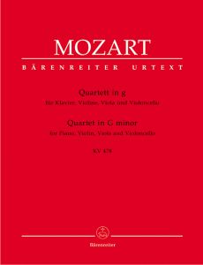 Piano Quartet in G minor (K.478) (Score & Parts)