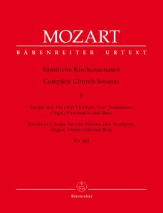 Church Sonatas Volume 5 (K.263) (Score & Parts)